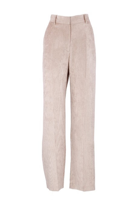 Shop BRUNELLO CUCINELLI  Pantalone: Brunello Cucinelli pantalone Loose Straight in corduroy martellato.
Chiusura a zip con gancetti in metallo e controbottone.
Tasche frontali.
Tasche posteriori a filetto.
Decorazione in monile Nickel-free.
Composizione: 100% VISCOSA.
Fabbricato in Italia.. MD541P8353-C700